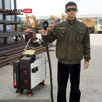 Máquina de Limpieza Láser Pulsada de 500W, Sistema Industrial para Eliminar Óxido Pesado, Pintura, Grafitis en Paredes, Piedra, Ladrillo y Madera sin Daños