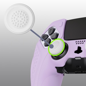 Low MOQ DIY OEM Ergonomic Soft Silicone Protective Shell <b>Controllers</b> Case Cover <b>Skin</b> for Custom <b>PS5</b> Edge With Joystick - Product Image 5