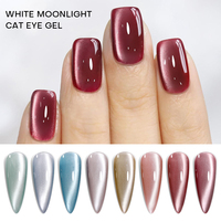 Kit de vernis gel liquide effet œil de chat 24 couleurs 15ml 9D magnétique sans HEMA holographique écologique végétalien avec logo personnalisé