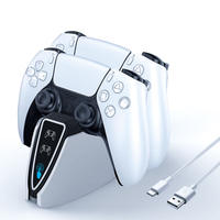 Station de charge rapide pour manette de jeu Station de charge Dock Type C Port Cable Station de charge pour manette PS5