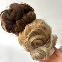 Extensiones de Cabello Virgen con Cutícula Intacta, Moño Despeinado Rizado, Cola de Caballo para Mujer, Venta al Por Mayor