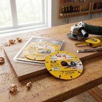 Disque de coupe diamanté haute efficacité 115 mm (4,5 pouces) pour le bois, le PVC, le PE, les tuyaux PPR et l'acrylique