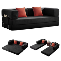 Canapé d'angle moderne modulaire compressé et écologique, convertible et pliable, idéal pour petit appartement, villa ou salon