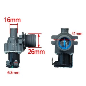 Válvula de entrada Stol de 16mm, 26mm, 41mm para lavadora Haier, válvula única 034000126CA - Product Image 1