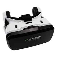 Casque VR 3D Réalité Virtuelle, Lunettes Numériques de Jeu à Porter sur la Tête