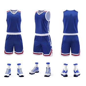 Uniforme de basket-ball unisexe américain à séchage rapide pour adultes et enfants Peut être personnalisé pour n'importe quelle conception de vêtements de basket-ball - Product Image 5
