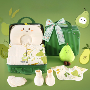 Regalo per Baby Shower 100% cotone biologico tutine per ragazzine Set di vestiti per neonati Ropa Para Bebe Layette 0-3 mesi abbigliamento per <span class=keywords><strong>neonato</strong></span> - Product Image 2