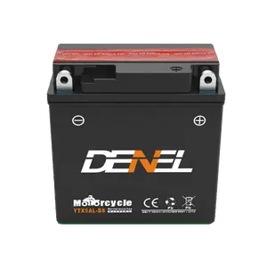 高性能工厂价格电池fr12 v 12 ah发电机密封起动电池强大的最大DENEL YTX5AL-BS12v4ah