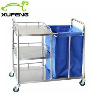 Stainless Steel laundry linen Linen Rumah Sakit troli Troli - Product Image 4