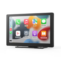 Navegador GPS portátil con pantalla táctil HD de 9 pulgadas para coche, Carplay, Android, reproductor de DVD automático Universal, colocación en el salpicadero de Radio, BT WIFI