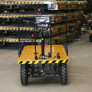 चीन कारखाने की कीमत गोदाम कार्गो टर्नओवर फ्लैट वाली कार 4 पहियों की बैटरी से चलने वाली इलेक्ट्रिक ट्रॉली कार गोदाम के लिए - Product Image 5