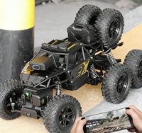 Véhicule tout-terrain télécommandé en alliage 6 roues motrices, voiture de course électrique haute vitesse, jouet RC grand format, cadeau pour enfants et garçons, camion lourd