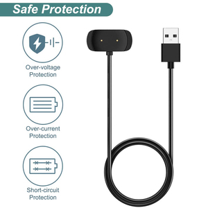 Cable de Carga Magnético USB de 1M para Reloj Inteligente, Compatible con <span class=keywords><strong>Amazfit</strong></span> T-Rex Pro/Bip5/Bip3/Bip <span class=keywords><strong>U</strong></span> Pro/GTS 4 Mini - Product Image 6