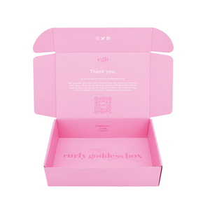 Wholesale Black Custom Logo Eco Friendly Carton Paper Cardboard Packing Gift Shipping Mailer Box