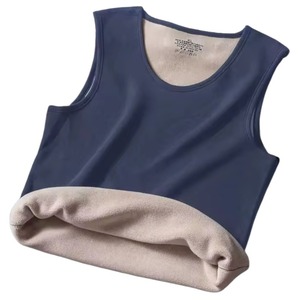 Sfuso gilet termico invernale Casual da <span class=keywords><strong>uomo</strong></span> in pile Top intimo ispessito camicia senza maniche attiva canotte da <span class=keywords><strong>uomo</strong></span> - Product Image 2