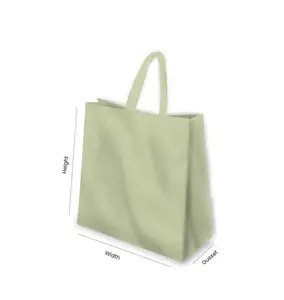 Borsa per la spesa in nylon riciclabile Eco-Friendly all'ingrosso borsa per la spesa in tessuto Non tessuto con Logo stampato personalizzato