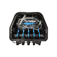 Caja de Distribución de Fibra Óptica ODP FTTH 1X8, Conectores SC/LC/FC/ST, Material de Cable LSZH