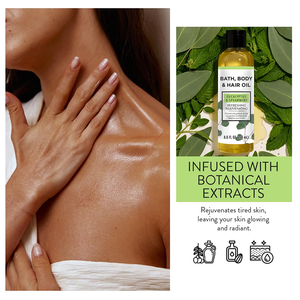 Aceite <span class=keywords><strong>de</strong></span> Masaje 100% Natural <span class=keywords><strong>de</strong></span> Lavanda, Coco y Eucalipto, Aceite Nutritivo para Hidratación Profunda, Masajes Relajantes y Apoyo Respiratorio - Product Image 5