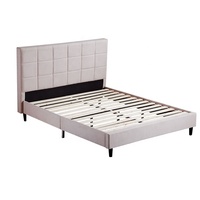 Nouveau design moderne, lit pliant de luxe avec cadre en bois de chêne et fonctionnalités réglables