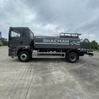 Camion arroseur de réservoir d'eau haut de gamme de 10 tonnes Shacman Diesel 4x2 4x4 camion de réservoir d'eau de 8 mètres Euro 3, 5, 6 camion de nettoyage de route