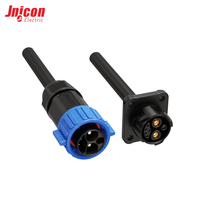 Connecteur circulaire industriel M23 2+1+3 broches à montage sur panneau 15A 300V 5A 60V IP67, ensemble mâle-femelle pour servomoteur robot