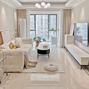 YSS <span class=keywords><strong>Marshmallow</strong></span> đám mây sofa-siêu sang trọng mô-đun cắt kem trắng đa chức năng hiện đại tối giản sống biệt thự trường - Product Image 2