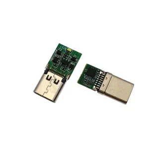 USB-C PD Supply Male Female Plug Connector Type-C PD2.0 PD3.0 To DC 5V 9V 12V 15V 20V Fast Charge Trigger Polling Detector