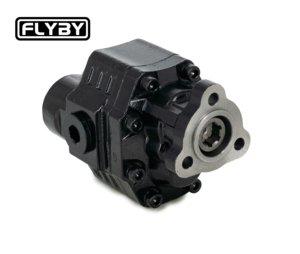 <span class=keywords><strong>Pompe</strong></span> à engrenages <span class=keywords><strong>hydraulique</strong></span> à double rotation FLYBY 60L 80L 100L à bride triangulaire en fonte pour camions bennes et tombereaux - Product Image 1