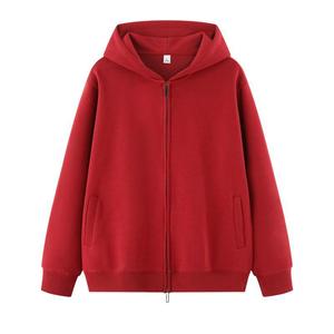 Sweat à capuche zippé personnalisé pour homme, logo sur mesure, vente en gros, haute qualité, poids lourd, plusieurs couleurs, coupe oversize - Product Image 6