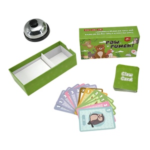 Cartes de jeu de société personnalisées Paw Punch Party en gros, jouet éducatif de réaction et d'association pour enfants, cartes à jouer au design original, Chine - Product Image 1