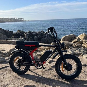 Bicicleta con tracción en las cuatro ruedas de 2000w, suspensión completa, alta velocidad, 2 baterías, gran autonomía, bicicleta todoterreno de gran potencia. - Product Image 1