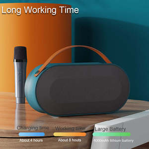 <span class=keywords><strong>ชุด</strong></span>เครื่อง<span class=keywords><strong>เสียง</strong></span><span class=keywords><strong>คาราโอเกะ</strong></span>แบบพกพาไมโครโฟนไร้สายชุดลำโพงบลูทูธขนาดเล็กแบบ P10สำหรับบ้าน - Product Image 5