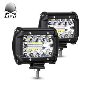 Luces LED de Trabajo para Automóviles de 60 W, Súper Brillantes, para Camiones Todoterreno, Barcos, Faros Delanteros Modificados para Automóviles - Product Image 1