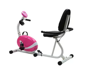 Hoge Kwaliteit Ronde Vorm Fitness Bike Home Spinning Gym Indoor Gewichtsverlies Magnetische Oefening Ligfiets