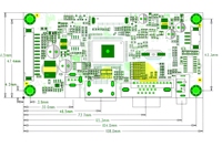 Papan Kontrol Layar Monitor LCD EDP Kelas Industri Mendukung Input VGA HD MI Resolusi 1920x1080 Lebar 10.1'-27' Daya