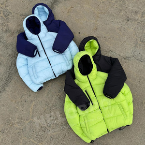 Fabricant de vestes d'hiver <span class=keywords><strong>pour</strong></span> hommes, rembourrage en duvet, <span class=keywords><strong>double</strong></span> <span class=keywords><strong>face</strong></span>, coupe-vent, style puffer, personnalisable - Product Image 3