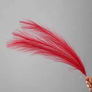 ขนนกจำลองสีเขียวหลากสีสันสำหรับตกแต่งดอกไม้ในงานแต่งงานและงานเทศกาล - Product Image 3