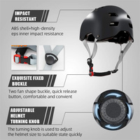 Casque de skateboard pour enfants de qualité supérieure, certifié CE, résistant aux chocs, design rond ovale, unisexe adulte
