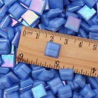 Mini tuiles de mosaïque en verre colorées irisées à fusion à chaud pour artisanat DIY en vrac