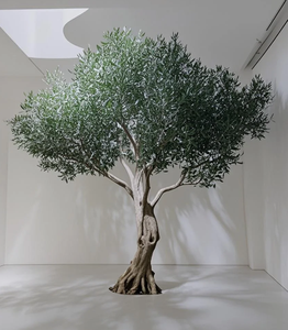 Albero di Ulivo Artificiale Personalizzato di Grandi Dimensioni per Decorazione Interna ed Esterna, Giardino, Ristorante, Pianta <span class=keywords><strong>Verde</strong></span> Finta Realistica - Product Image 1