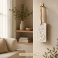 Diffuseur d'arômes de voiture en céramique solide écologique, plaque parfumée pour grille d'aération avec logo personnalisé OEM