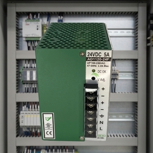 แหล่งจ่ายไฟแบบราง DIN 24V สำหรับระบบอัตโนมัติในอุตสาหกรรม รองรับแรงดันไฟฟ้าเข้า 100-240VAC แรงดันไฟฟ้าออก 24VDC พร้อมระบบป้องกันกระแสเกิน (OCP) แรงดันเกิน (OVP) อุณหภูมิเกิน (OTP) และกระแสเกินกระแสไฟฟ้าที่เกินพิกัด (SCP) - Product Image 1