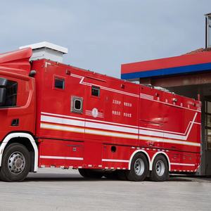 Camionnettes 2800L personnalisées avec moteur diesel 4X4 véhicule <span class=keywords><strong>de</strong></span> sauvetage d'urgence remorque <span class=keywords><strong>de</strong></span> lutte contre l'incendie pour <span class=keywords><strong>Scania</strong></span> - Product Image 2