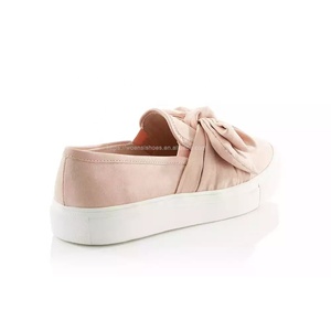 Nuove Scarpe Bianche Personalizzate a Basso Prezzo con Fiocco, Slip-on, Scarpe Basse da <span class=keywords><strong>Donna</strong></span>, <span class=keywords><strong>Sneakers</strong></span> Casual Femminili - Product Image 3