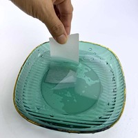Papier d'emballage soluble dans l'eau imprimé sur mesure, papier soluble jetable pour les cadeaux d'enfants, les emballages de jouets et les bijoux