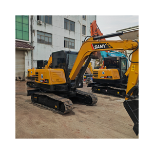 Excavadora de cadenas Sany SY60C Pro usada de alta calidad en venta, maquinaria de movimiento de tierras de alta eficiencia, motor y bomba principales, 6 toneladas - Product Image 1