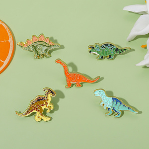 Ensemble d'animaux Dinosaure Monster Series Set <span class=keywords><strong>Hundred</strong></span> Set Brooches Metal Badge Clothing Accessories Wholesale - Product Image 2