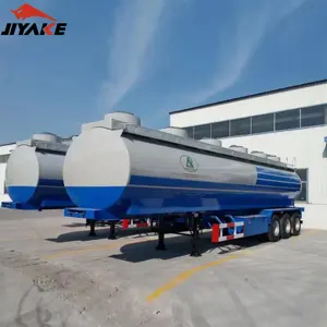 Aluminum New Or Used Tri Axles Fuel Tanker Trailer High Quality 4000 Liters Fuel Tanker Semi Trailer