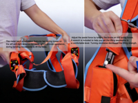 Exosquelette lombaire métallique ergonomique et durable pour le levage de charges lourdes, prévention des TMSD, utilisation intérieure et extérieure