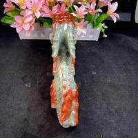 Dragon de jade Xiuyu en cristal sculpté à la main pour la décoration